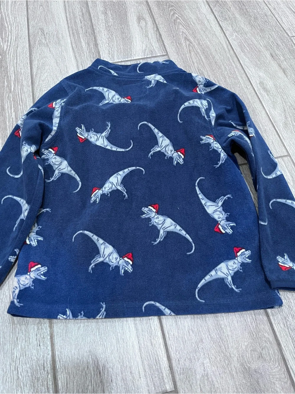 OshKosh B'gosh Navy Blue Dino Half-Zip Fleece Pullover